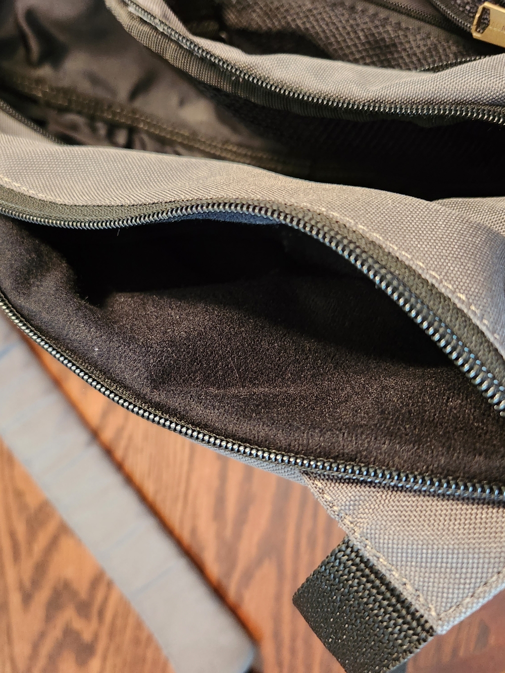 Carhartt Rain Defender Over The Shoulder Sling Bag Gray Canvas Backpack Travel - Picture 8 of 11
